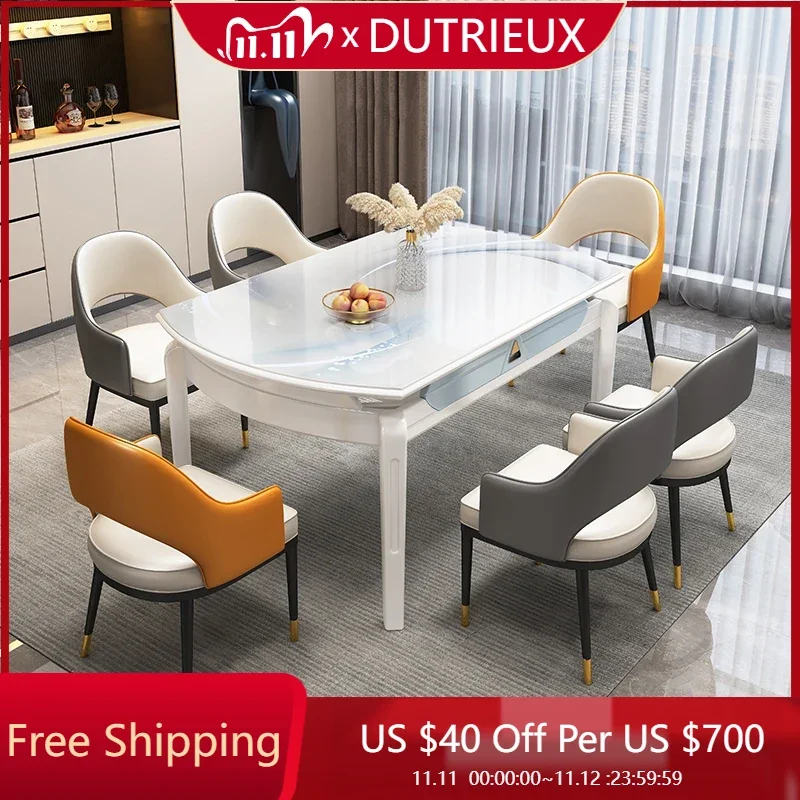 

Luxury Nordic Dining Table Space Saving Modern Coffee Lounge Picnic Minimalism Dining Table High Mesa Living Room Furniture