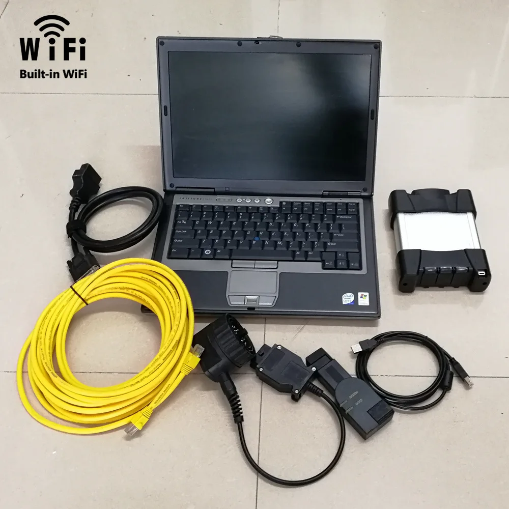 Wifi ICOM Next Diagnostic Tool 2024.11V Software in 720gb SSD and Auto 90% New Diagnosis laptop D630 4G