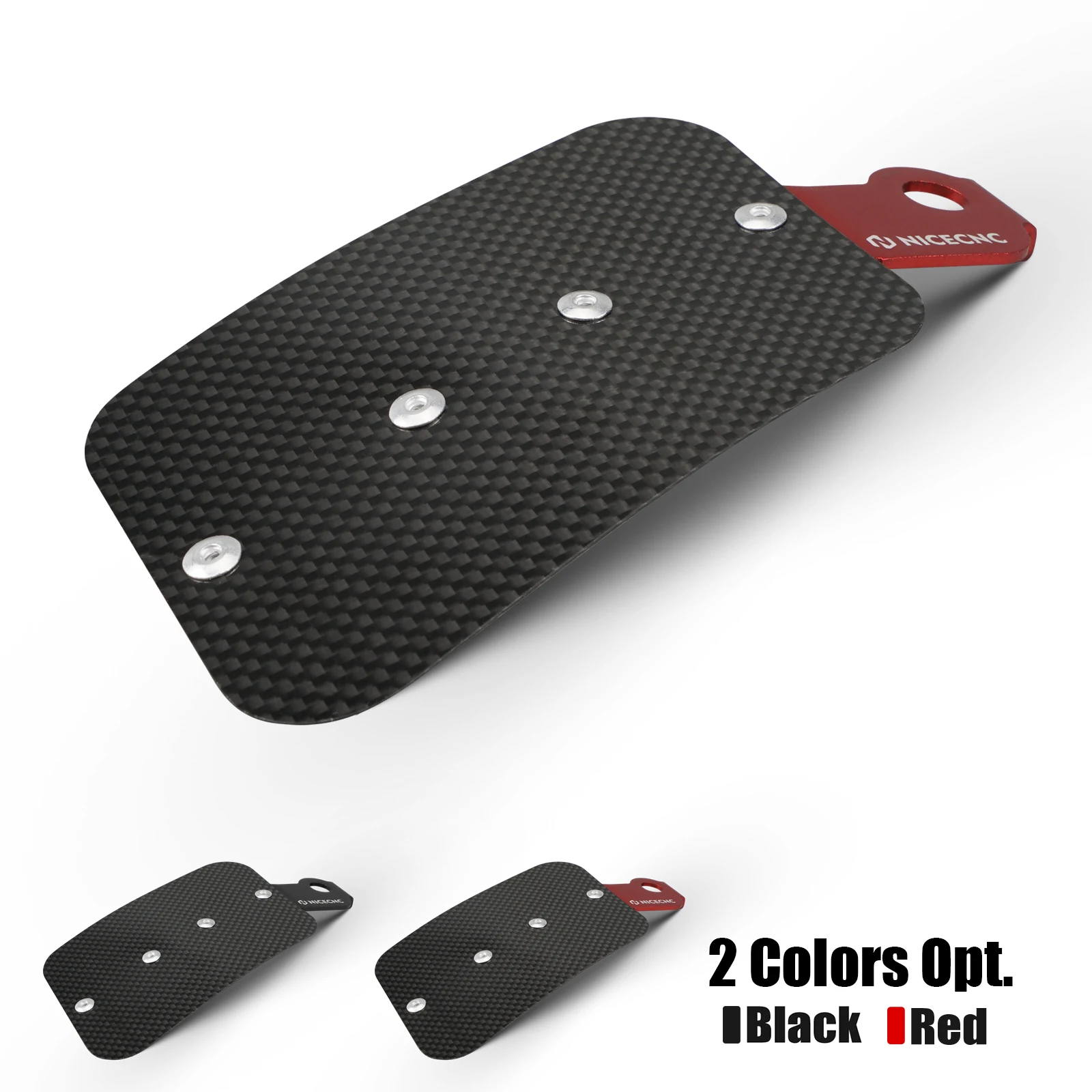 

NICECNC 3k Carbon Fiber & T6-6061 Aluminum Carburetor Heat Shield Guard For Honda TRX450R 2006-2009 TRX450ER 2006-2014 CNC