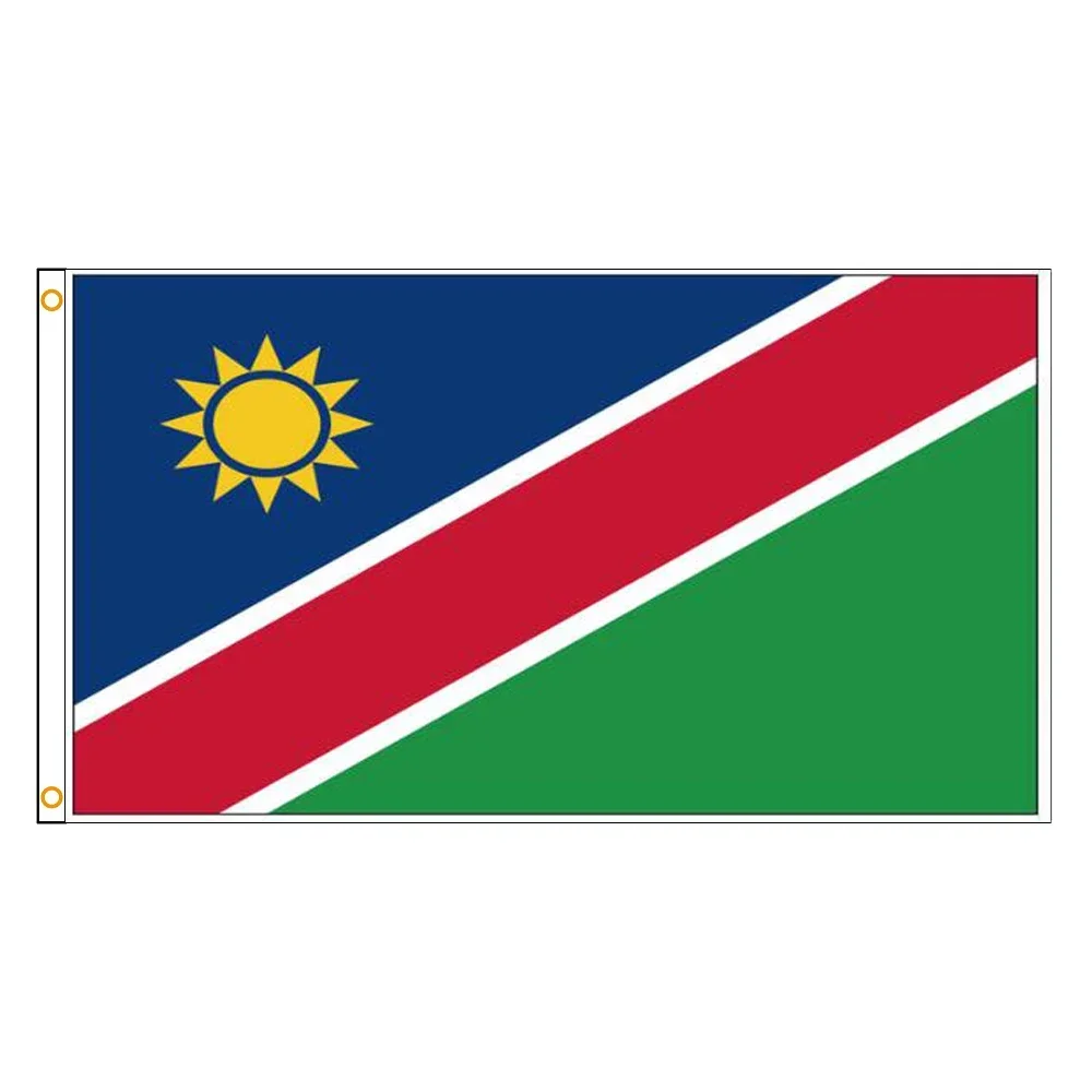 90X150CM 3x5ft Namibia Flag Flying Hanging Namibian National Flags  For Decoration