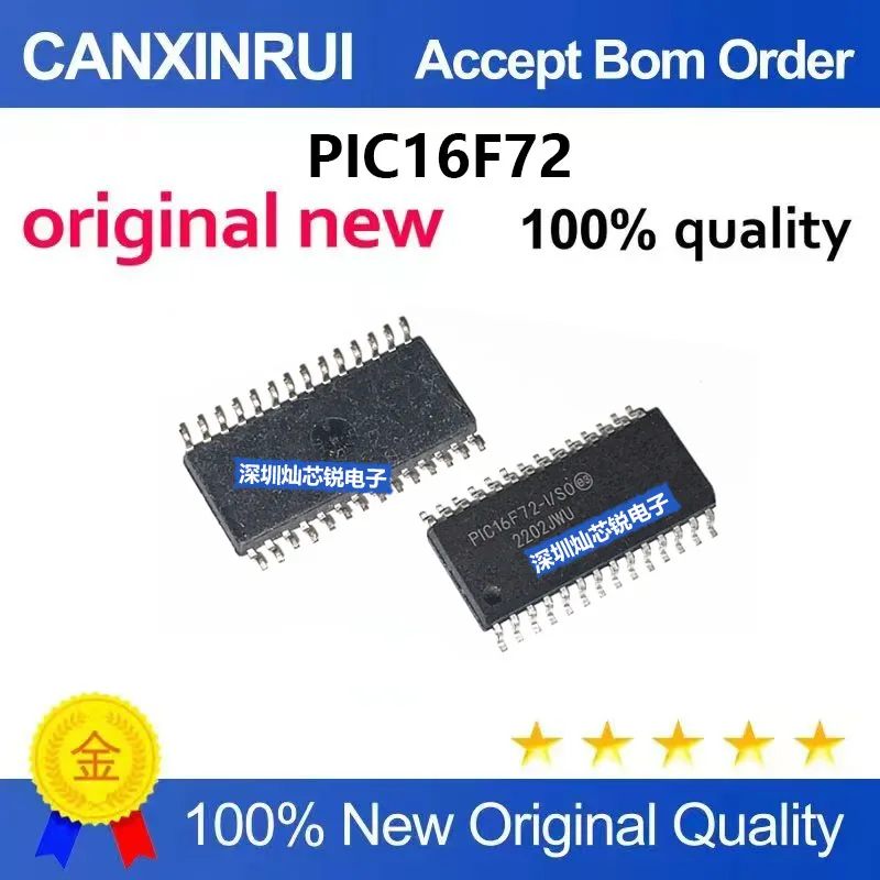 (5-100pieces)Brand new original PIC16F72-I/SO PIC16F72-I/SS 8-bit flash microcontroller chip