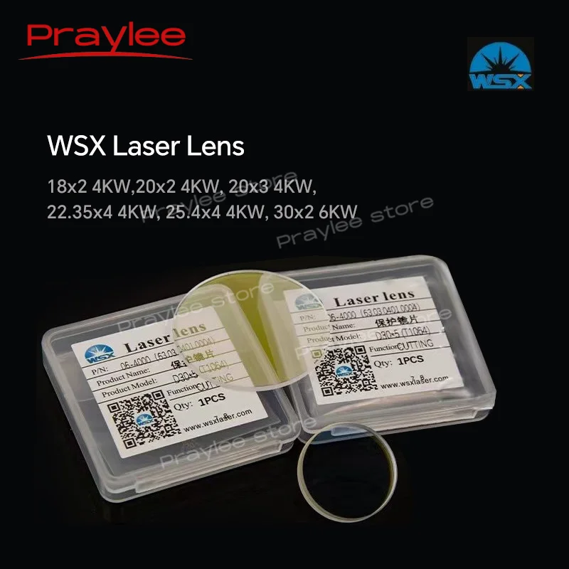 Praylee Original WSX Faserlaser-Schutzlinsen 30x2 37x7 32x2 18x2 20x3 20x4 30x5 Laserschutzlinsen WSX NC30 KC15 – Detail 1
