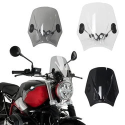 For BMW r NINET RNINET RNINE T R9T Pure Scrambler Urban G/S R1200R R18 S1000R New Motorcycle Windscreen Windshield Universal