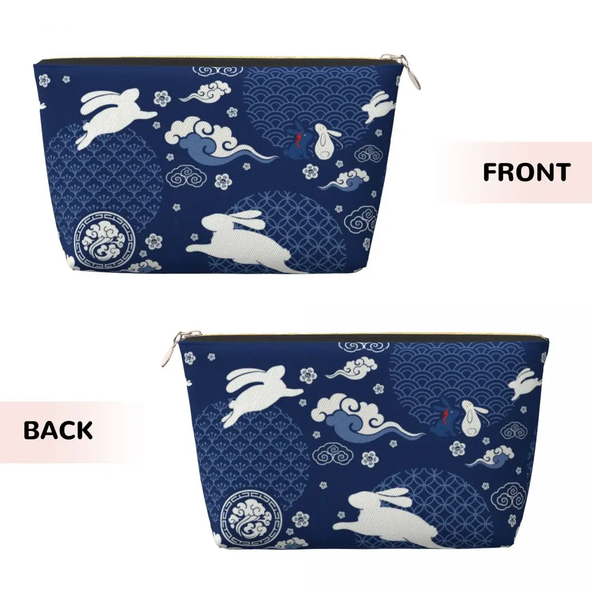 Custom Lan Wangji Blue Sakura Art Travel Toiletry Bag for Women The Untamed Cosmetic Makeup Organizer Beauty Storage Dopp Kit