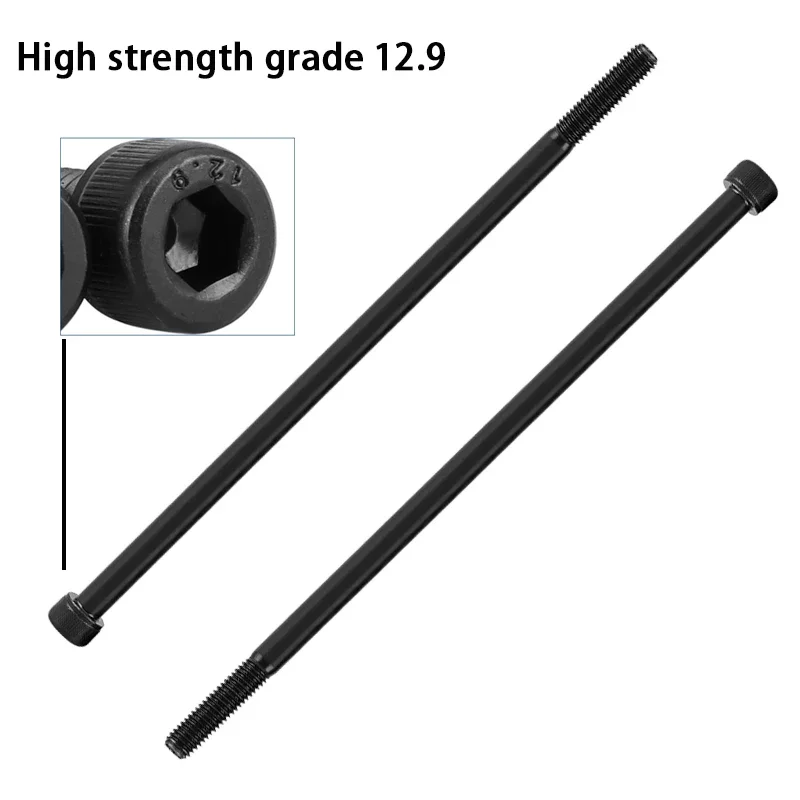 M5 M6 M8 M10 Add Hardness Extended Bolt 12.9 Grade Long Screw Hexagonal Long Bolt High-strength Enlarged Cup Head Screw