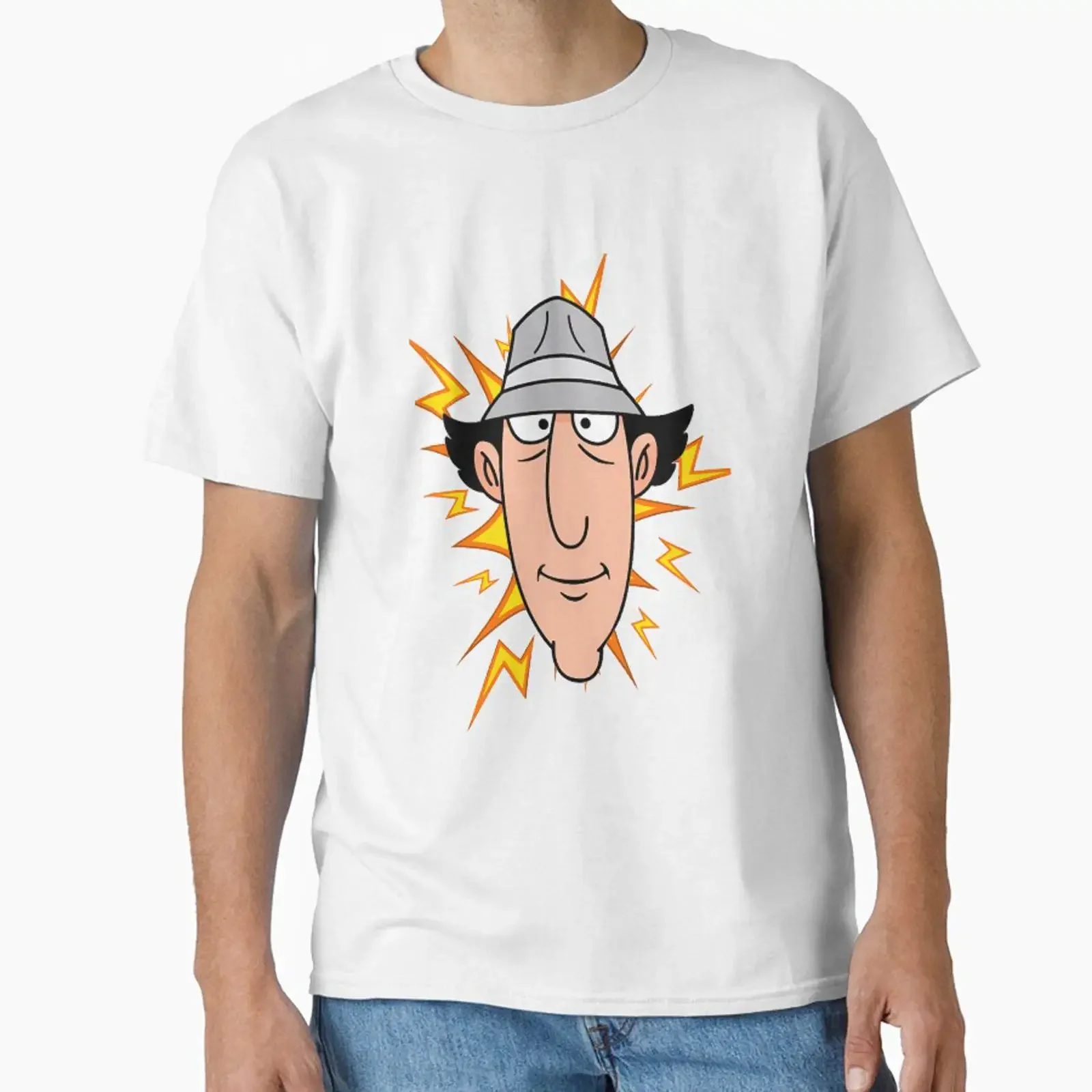 Inspector Gadget Vintage Cartoons Halloween designed and sold by KallieShanahat vintage Washed streetwear Slightly Stretched