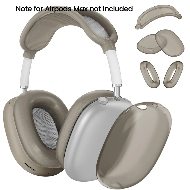 NEW-For  Max Protective Cover TPU Transparent Case Drop-Proof Dust-Proof Three Piece Set For  Max