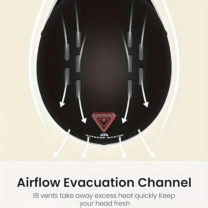 خوذة دراجة OutdoorMaster للبالغين، خوذة ركوب الدراجات قابلة للتعديل مع ضوء للرجال والنساء - آمنة معتمدة للدراجات