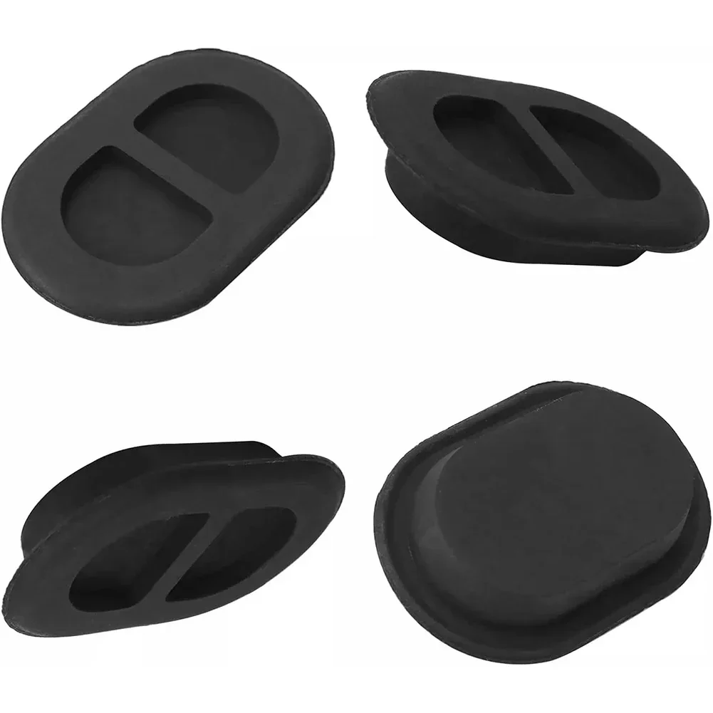 

Foot Pedal Chassis Drain Outlet Floor Pan Drain Plugs Rubber Oval Plugs For Wrangler For Wrangler JK For Gladiator 2020-2023