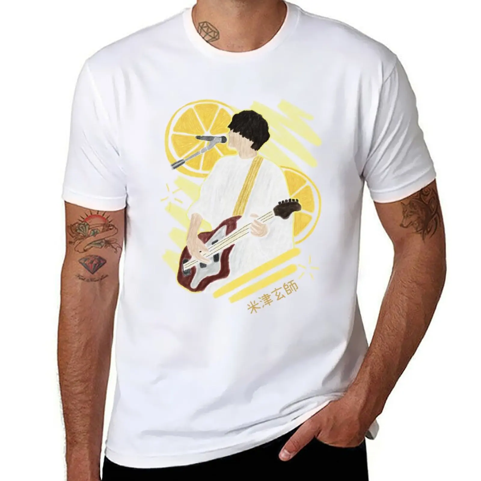 [Yonezu Kenshi] The Big lemon brother T-Shirt oversize t-shirts man new gifts and t-shirts new edition men t shirts