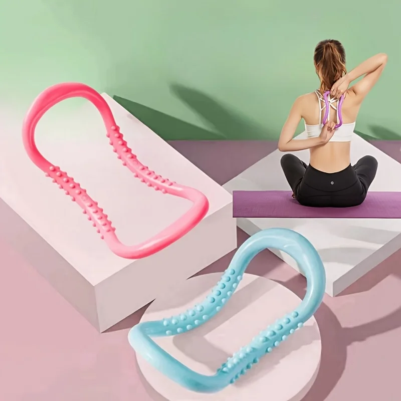 1pc Durable Pilates Stretch Ring for Women | Yoga-Inspired Back & Shoulder Opener, Perfect for Easter, Valentine’s Day