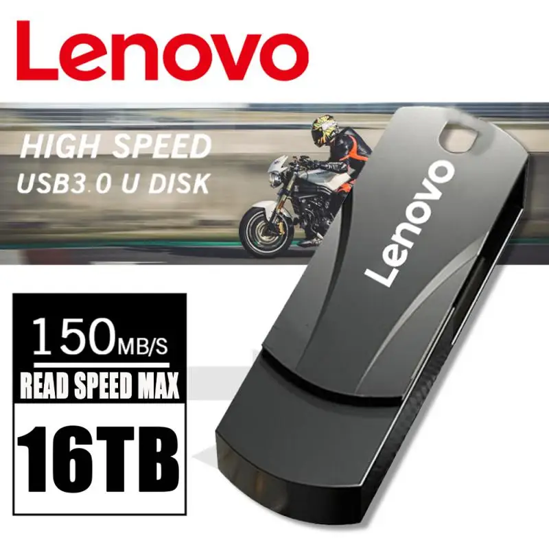 Флеш-накопитель Lenovo 2 в 1, 16 Тб, USB 3,0