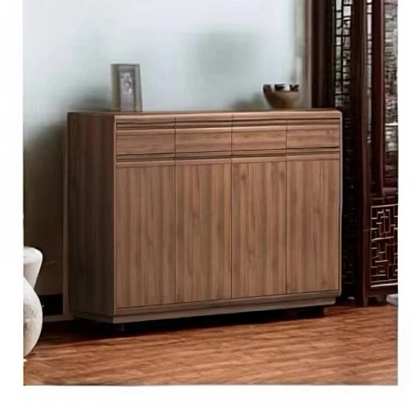 #New Solid Wood Modern Shoe Cabinet-Durable & Eco-Friendly Home Furniture For Entrance/Outer Corridor Storage