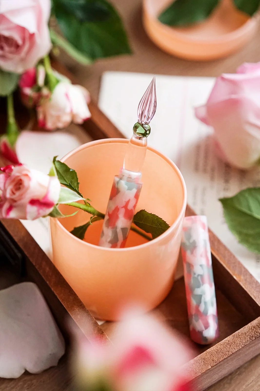 [Looking For A Garden] Handmade Glass Dip Pen