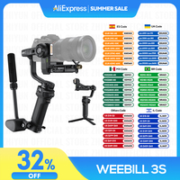ZHIYUN Official WEEBILL 3S Handheld Camera Stabilizer 3-Axis Gimbal Bluetooth Shutter Gimbals for DSLR Mirrorless Cameras
