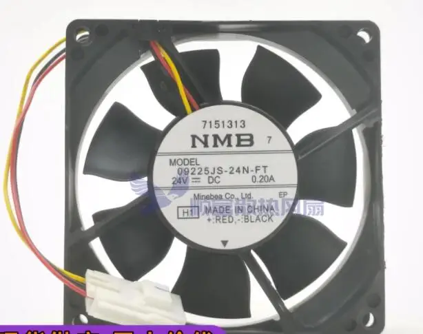 

Ltsf For NMB 09225JS-24N-FT DC 24V 0.20A 90x90x25mm 3-Wire Server Cooling Fan 9cm