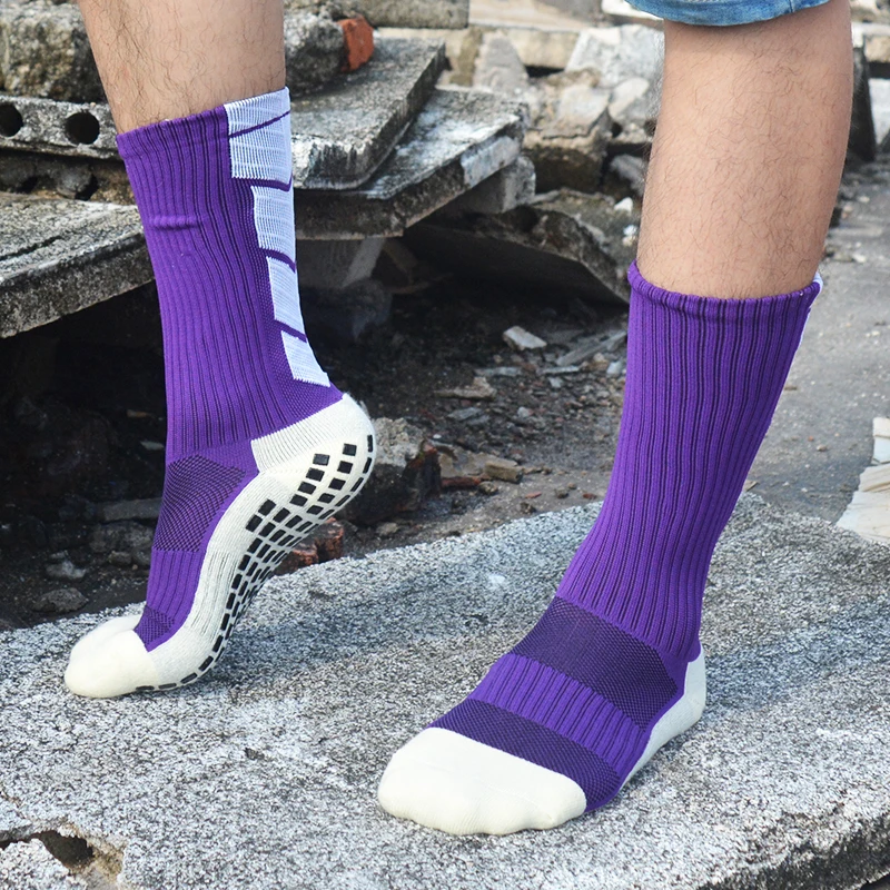 Chaussettes de football coordonnantes épaisses respirantes pour hommes et femmes, chaussettes de sport de football, course à pied en plein air, cyclisme