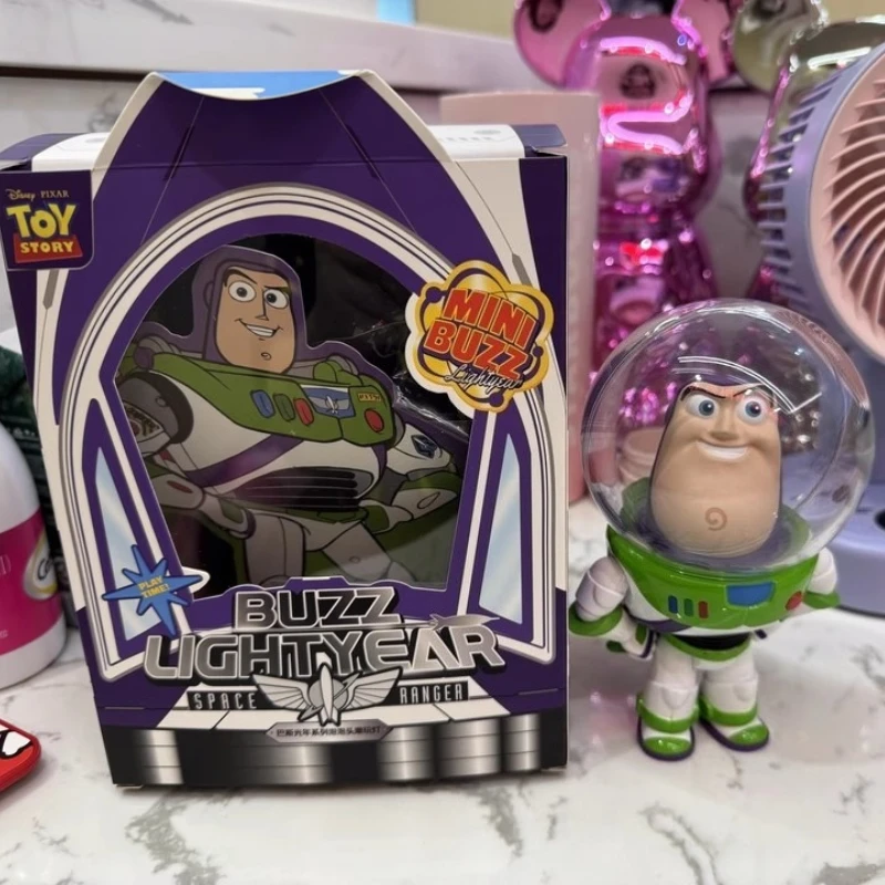 

Anime Toy Story Buzz Lightyear Animation Desktop Model Ornaments Home Decoration Movable Toy Nightlight Collection Gifts