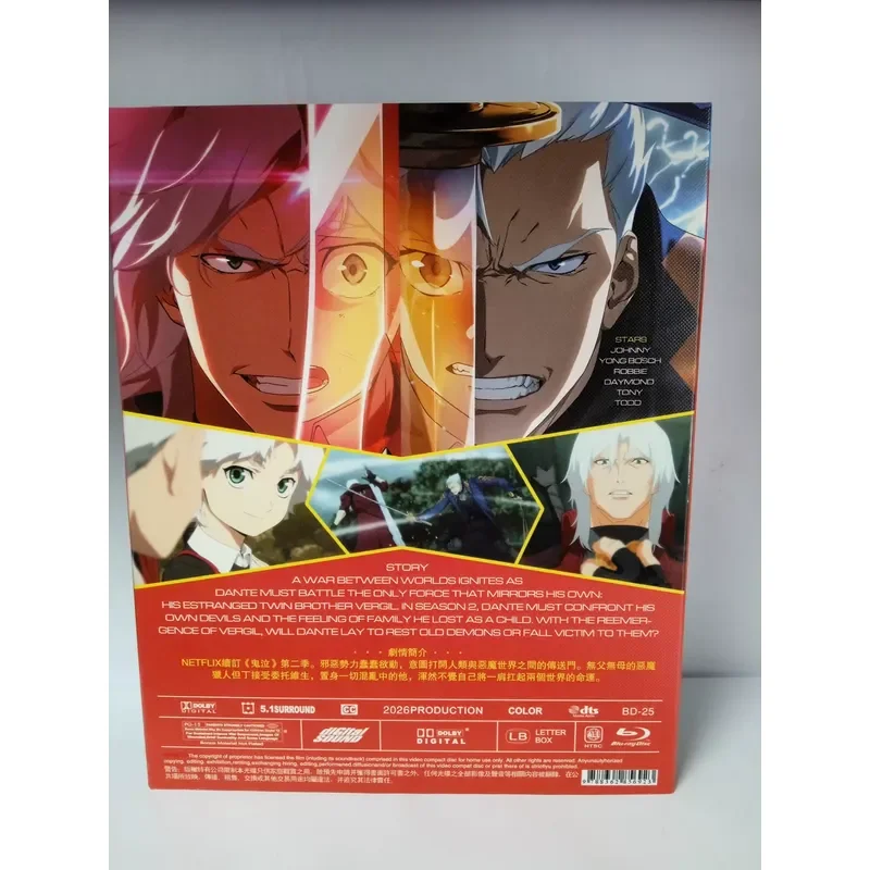 Blu-ray Devil May Cry Season 2 2026 Edition 2 Discs 1080P High Definition