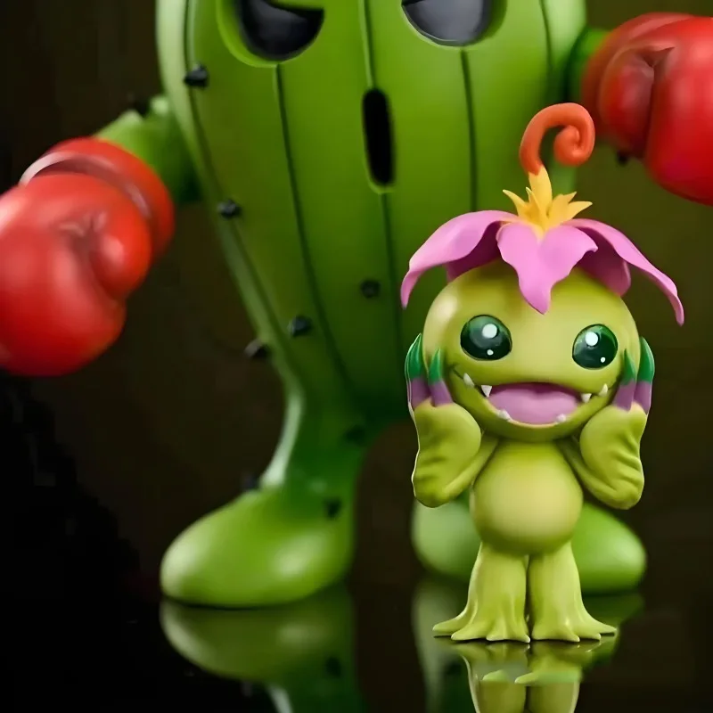 Figuras de acción de Digimon Adventure de Anime, 11cm/4,3 pulgadas, Palmon Evolution Togemon, colección de estatuas de Pvc, modelo de juguetes, regalos