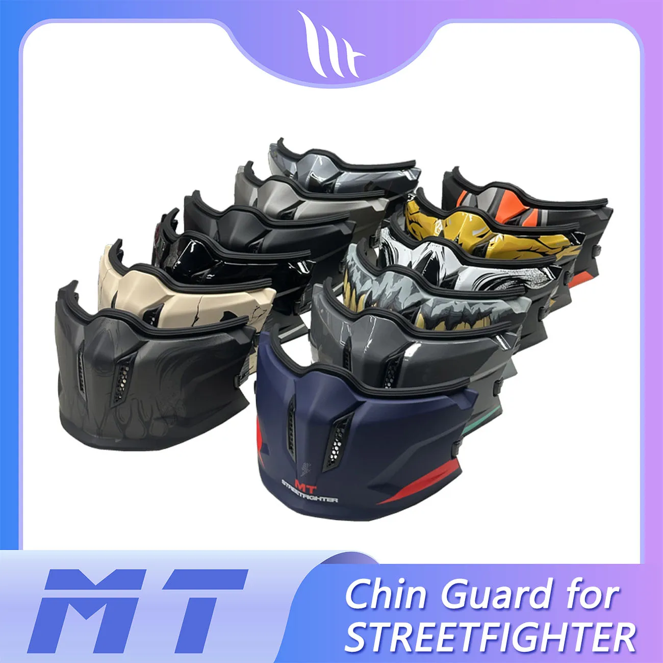 Motorcycle MT Helmet STREETFIGHTER Helmet Chin Guard A variety of styles available
