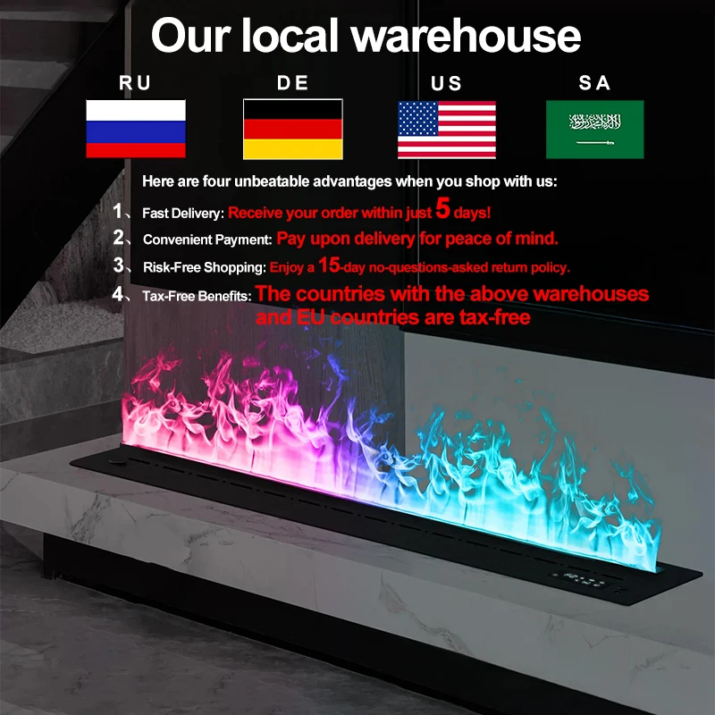 Electric Simulated Flame Decorative Fireplace Electric Fireplace Home Interior Family Hotel Decoration