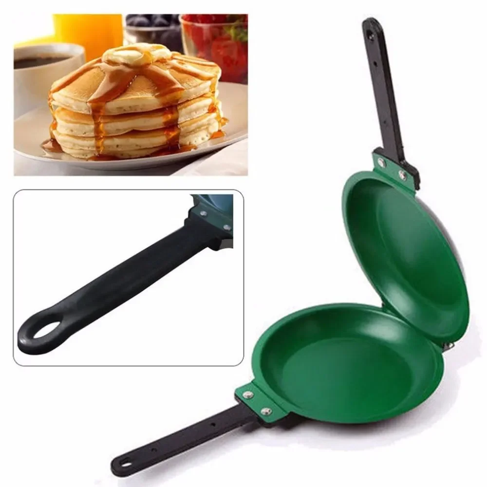 

1pc Non-stick Flip Pan Ceramic Pancake Maker Cake Porcelain Frying Pan Nonstick Healthy General Use For Gas And Induction Cooker