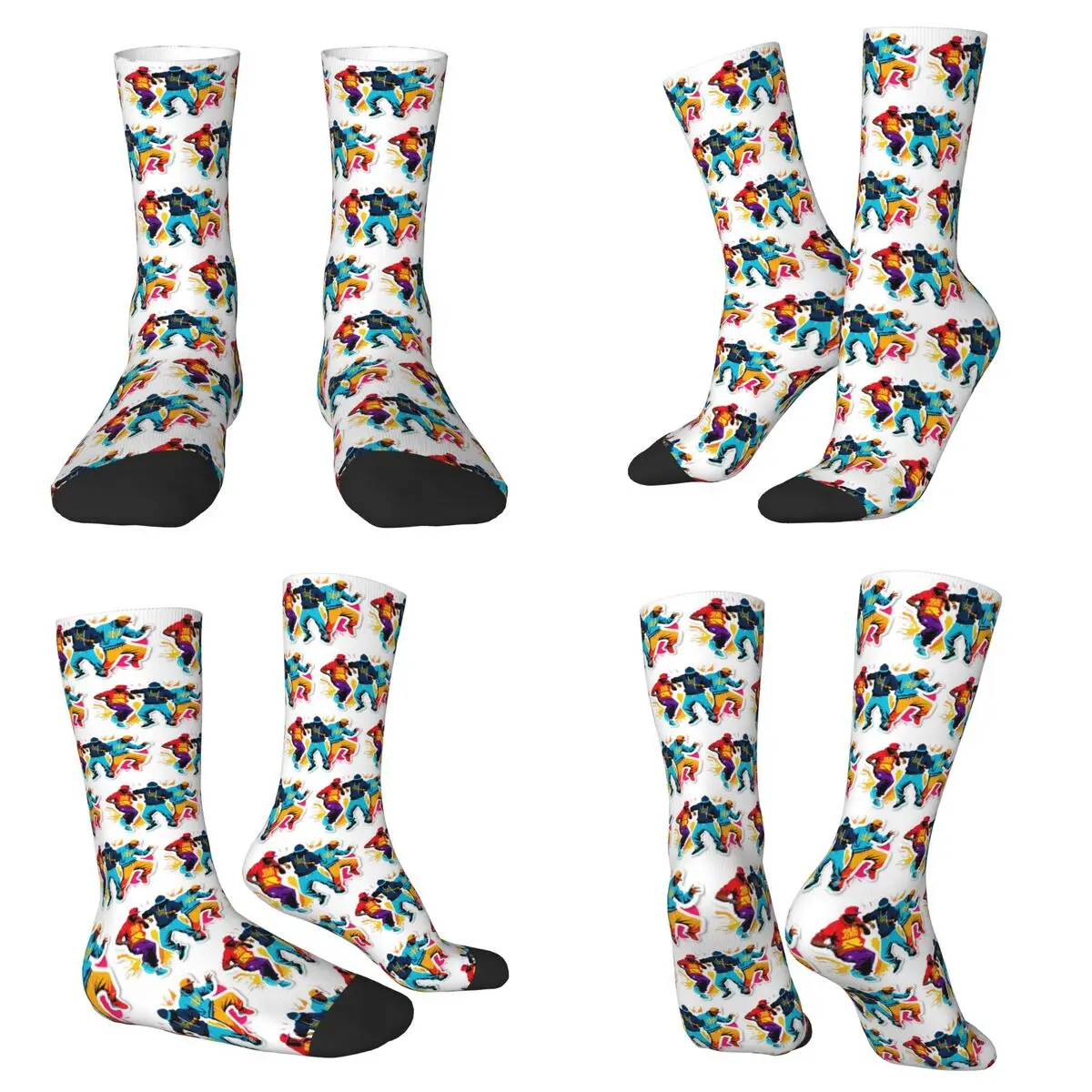 

Носки с подсветкой в стиле Харадзюку, впитывающие пот чулки, всесезонные длинные носки, аксессуары для подарка на день рождения унисекс