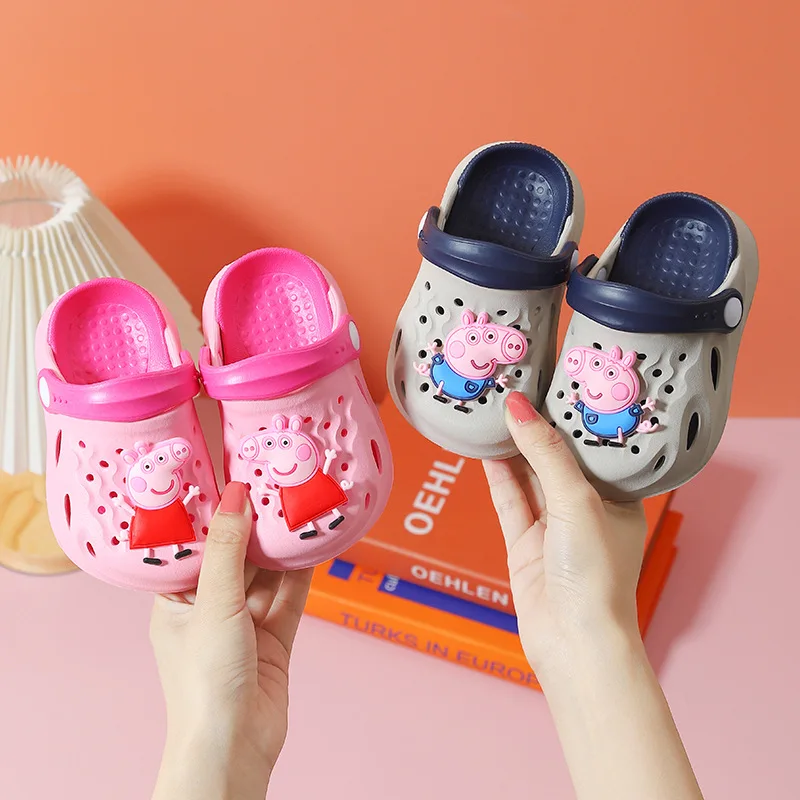 Nuove pantofole da spiaggia per bambini Peppa Pig Page\'snovel per sandali estivi Pantofole George bambola mobile giocattoli regali per bambini