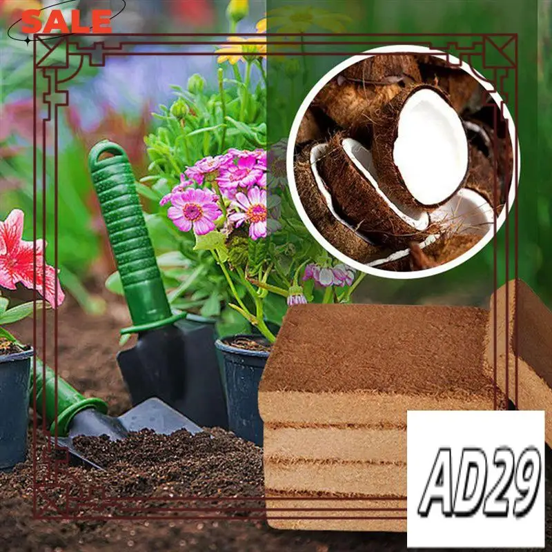 

D9-5 PCS Coconut Fiber Coir Pellet Nutrient Soil Coir Pellet Soil As Shown Plant Compressed Base Coir Pellet Soil