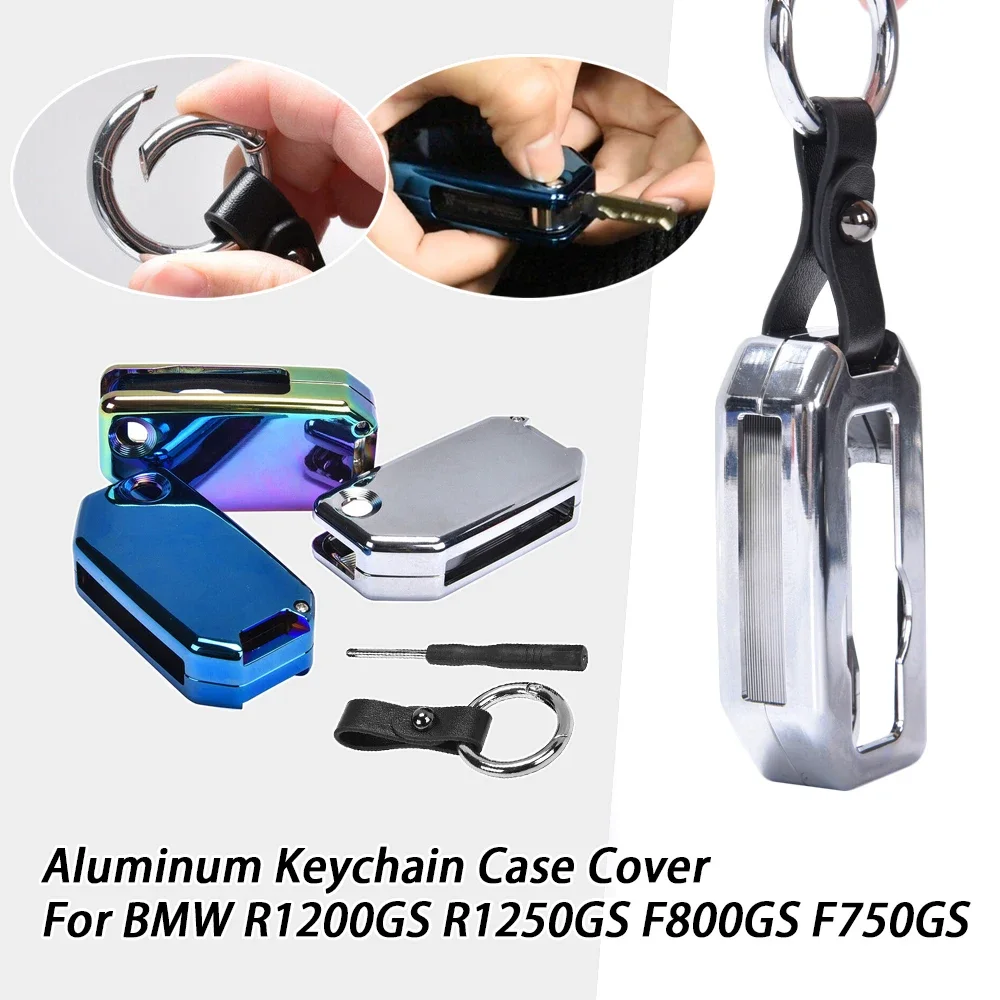 

Aluminum Motorcycle Keyring Key Chain Holder Room Keychain Moto Key Case Cover For BMW R1200GS R1250GS F800GS K1600 GT 2013-2019