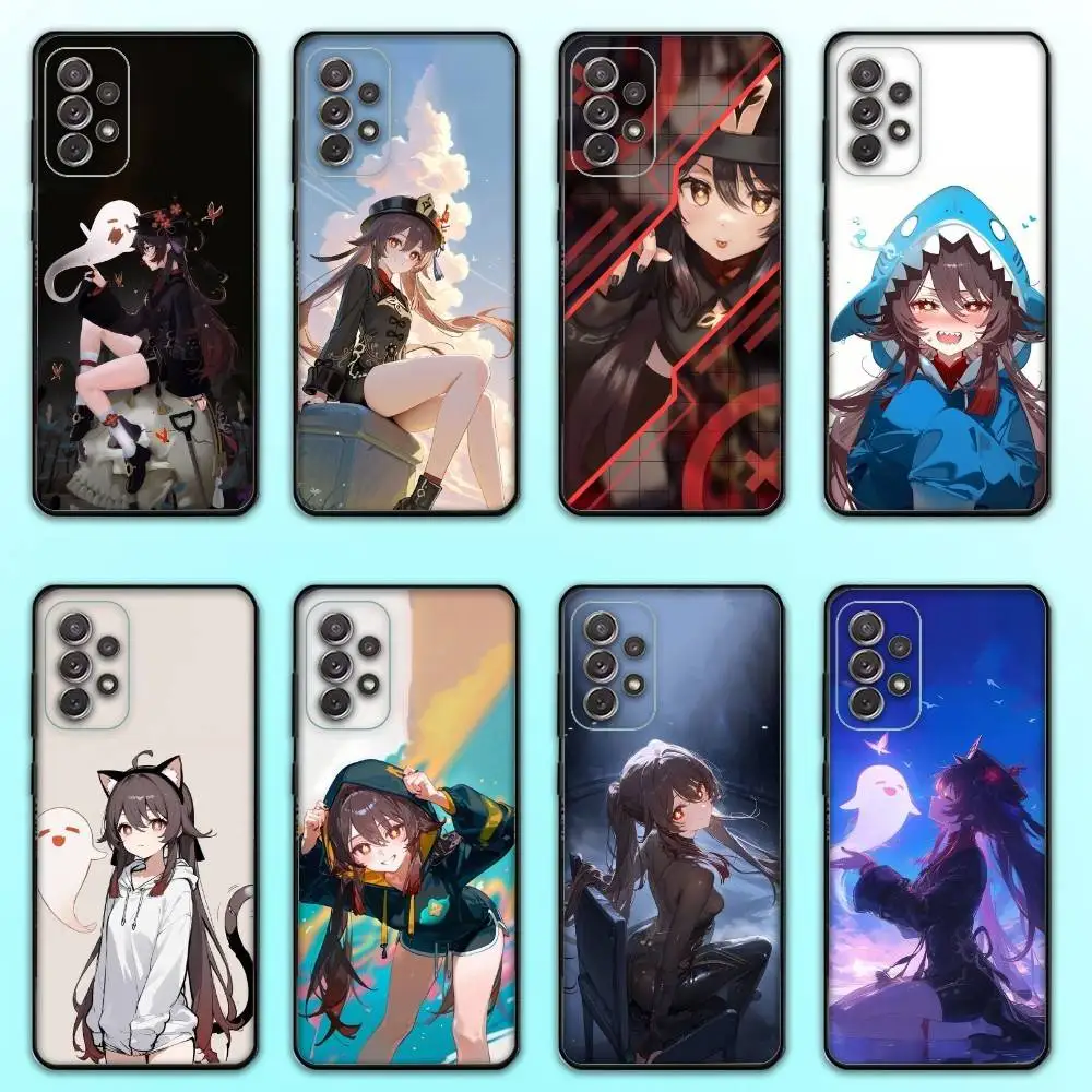 

Hot Game Genshin Hu Tao Phone Case For Samsung S25,S24,S21,S22,S23,S30,Ultra,S20,Plus,Fe,Lite,Note,10,9,5G Black Cover