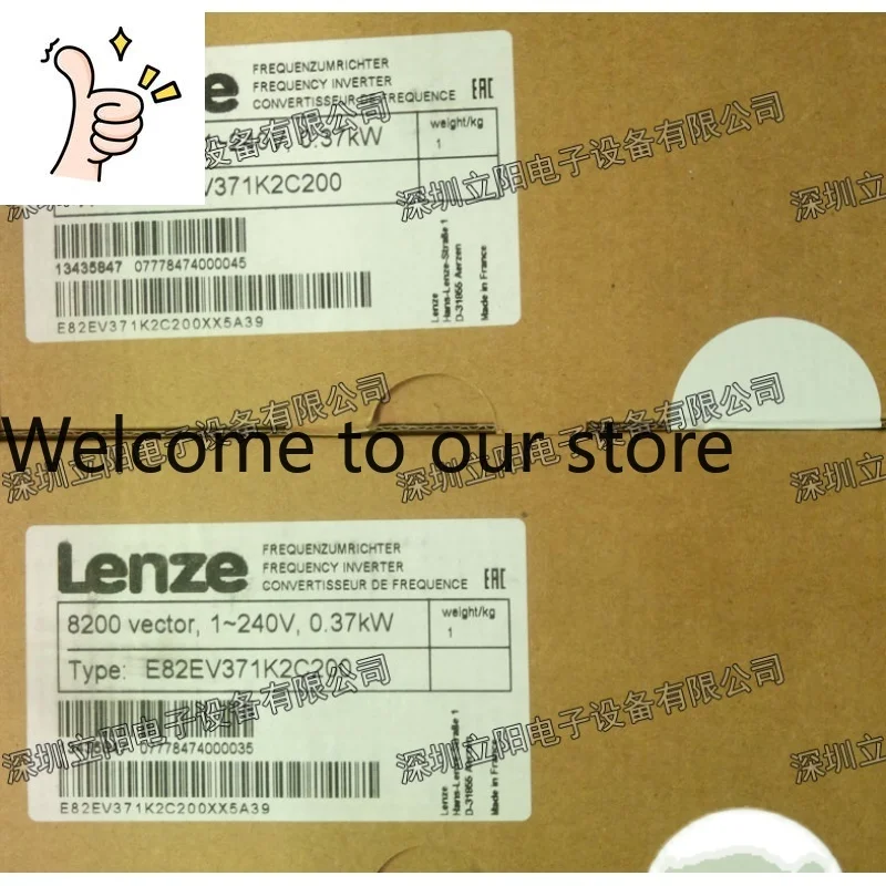 

New LENZE E82EV113 152 302 402 752 371 K4C200 K2C200 Inverter