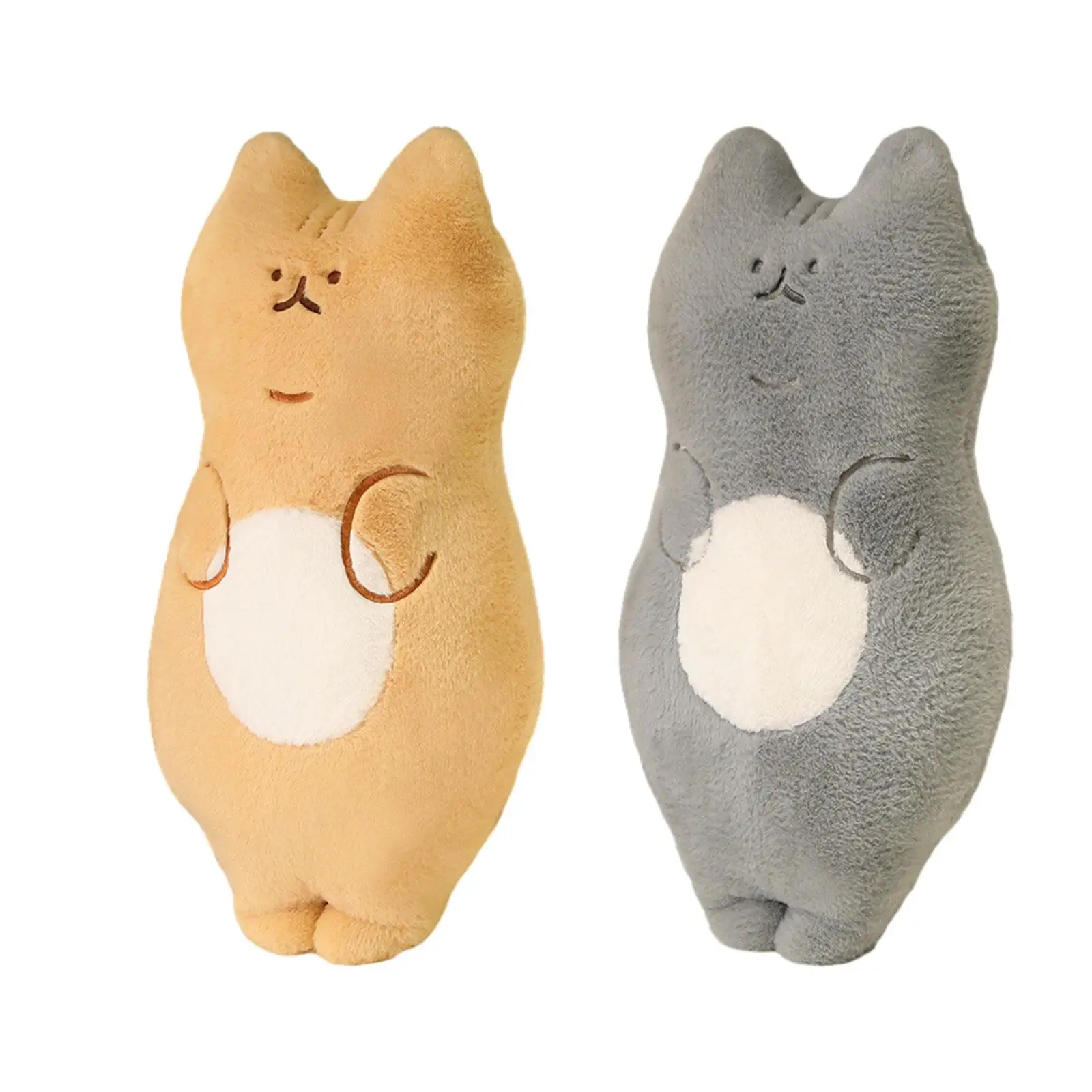 Cat Plush Toy Standing Cat Plush Huggable Pillow for Kids Boys Party Favor