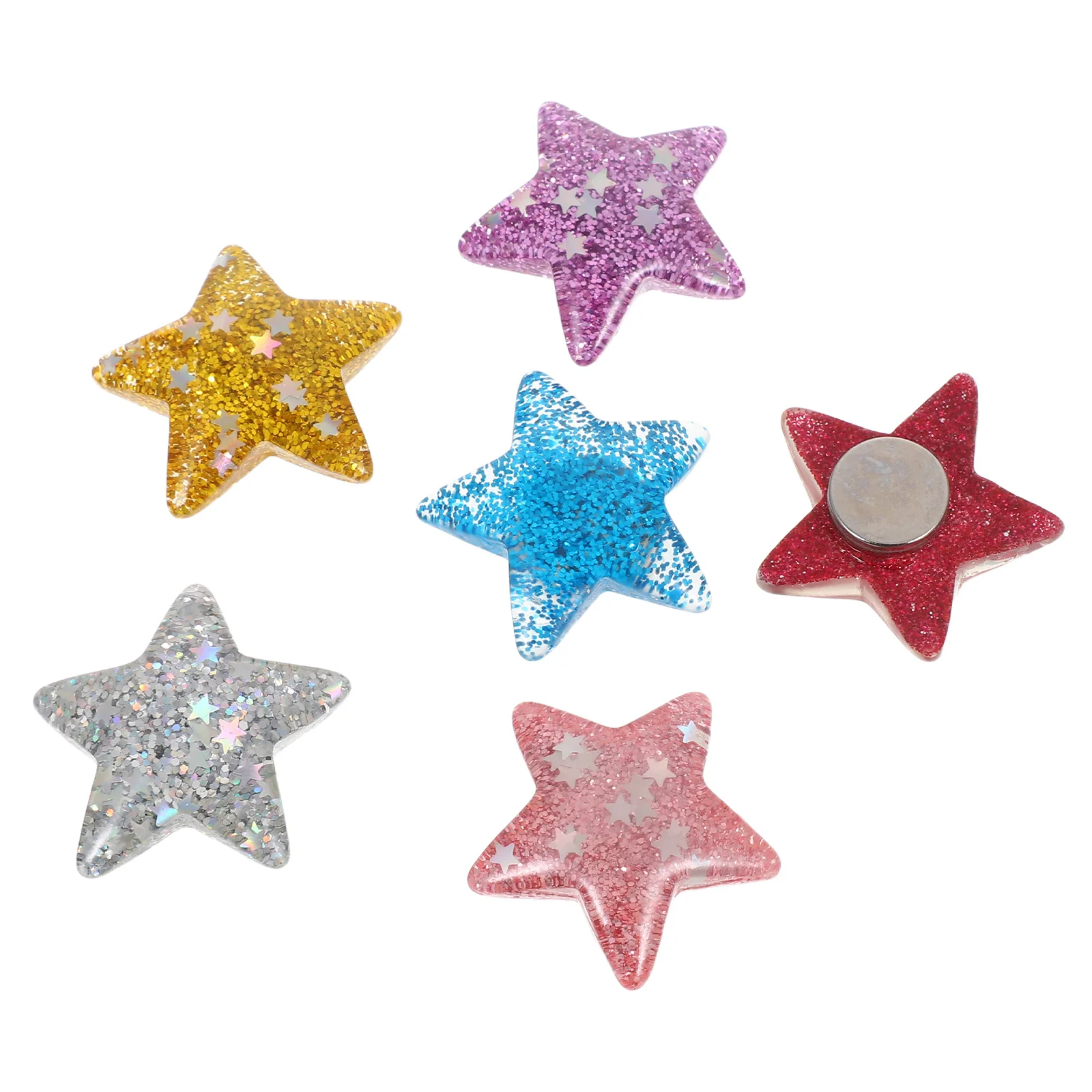 

6Pcs Diamond Paint Star Locator Tool Magnetic Holder for DIY Diamond Embroidery Precise Fixer Compatible with Square Round Drill