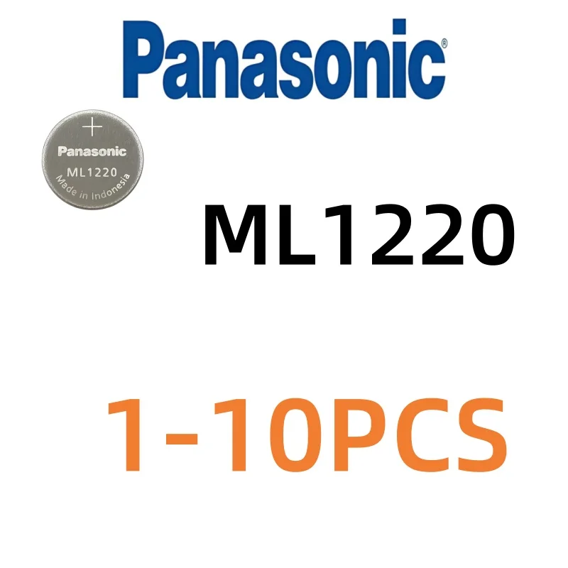 1 ~ 10 قطعة ML1220 1220 3 فولت بطاريّة ليثيوم قابلة لإعادة الشحن CMOS RTC BIOS احتياطية زر عملة خلية لأجهزة الكمبيوتر المحمول اللوحة الأم استبدال CR1220