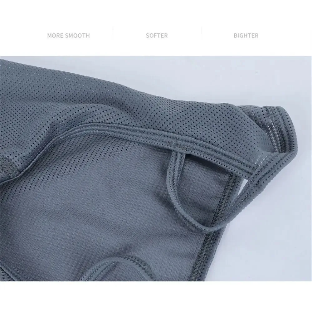 قناع دراجة قابل للتنفس يوميًا مقاوم للرياح والغبار بلون سادة للدراجات النارية وشاح من الحرير الجليدي بالاكلافا للصيف