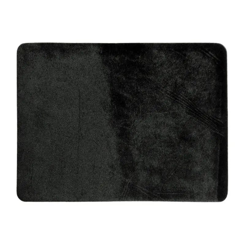 Card Game Mats Magic Card Mat Flannel Poker Pad Black Playmat Poker Card Black Card Game Pad for Fans of Poker