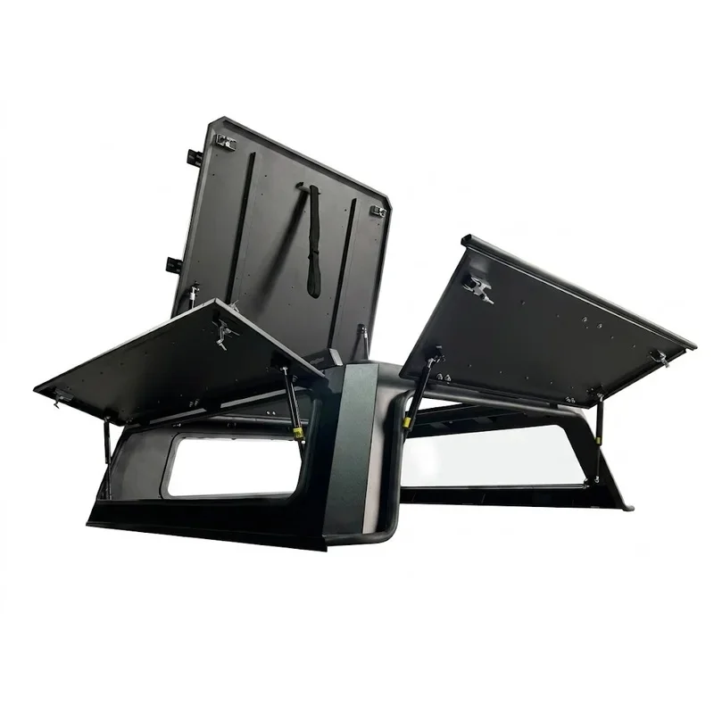 Car Accessories Four‑Door Straight‑Open Aluminum Lockable Pickup Bed Cover Exterior Modification Accessories