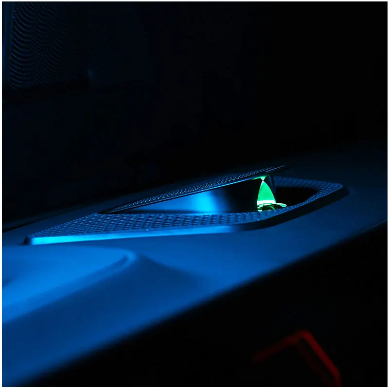 سيارة الإضاءة المحيطة لسيارات BMW X5 X6 X7 G05 G06 G07 مكبر الصوت الأوسط مزامنة ضوء السيارة الأصلي