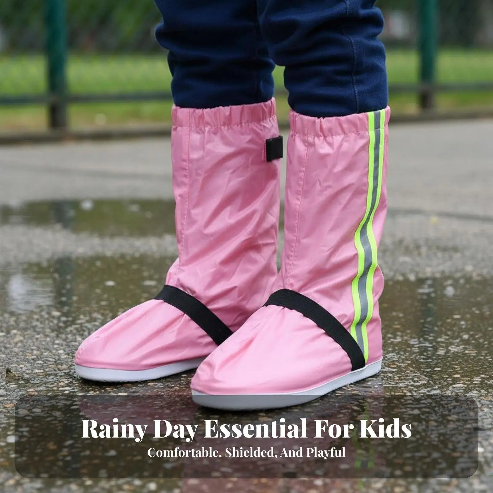 Kids Rain Shoe Covers non slip Rain Shoe Cover Wear Resistant