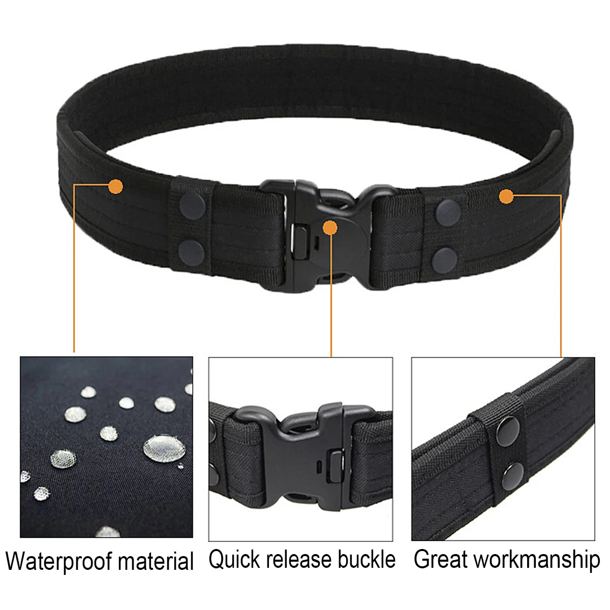 Outdoor Hunting Men\'s Belt Army Compass Tactical Belt Multi Function Combat Survival Marine Corps Canvas Nylon Male Durable