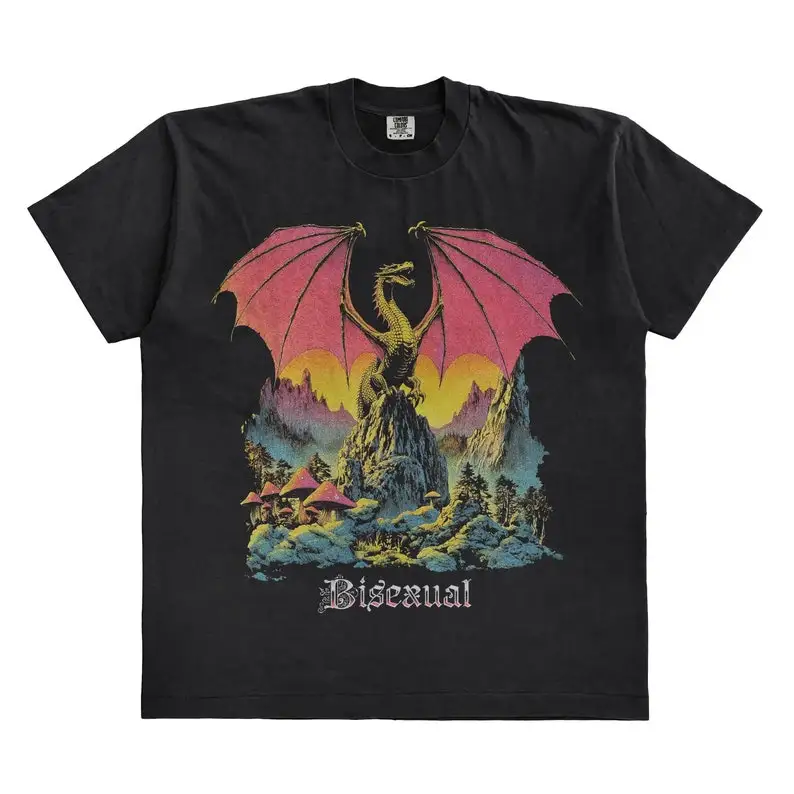 

Dragon Bisexual Fantasy 60s T-Shirt