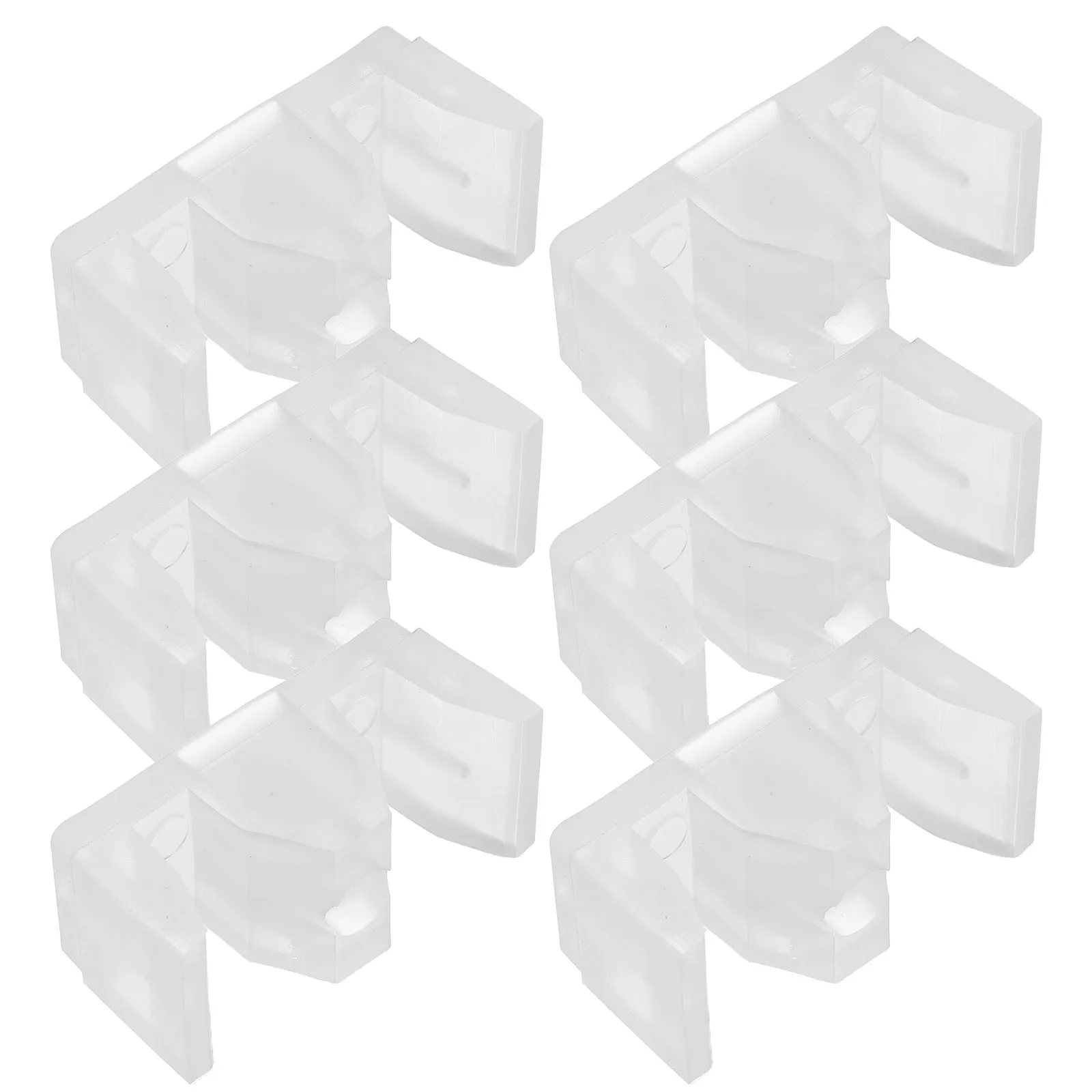 

6Pcs Anti Collision Block Pad Sliding Glass Door Bottom Guide Silicone Bumper Shower Door Seal Track Protector for Bathroom