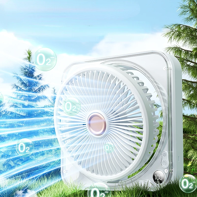 

Anion Purification Wall-Mounted Fan for Kitchen and Bathroom Wall-Mounted Fan Punch-Free Small Mute Air Conditioner Fan