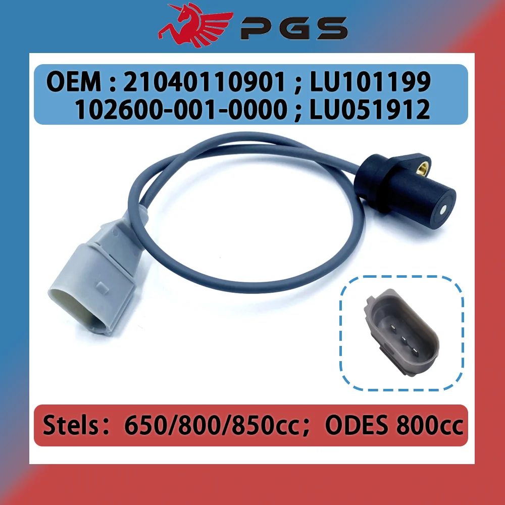 PGS 1pcs Crankshaft Position Sensor For Stels 650 800 850cc ODES 800 ATV UTV Dominator Raider X2 X4 Ravager 21040110901 LU101199