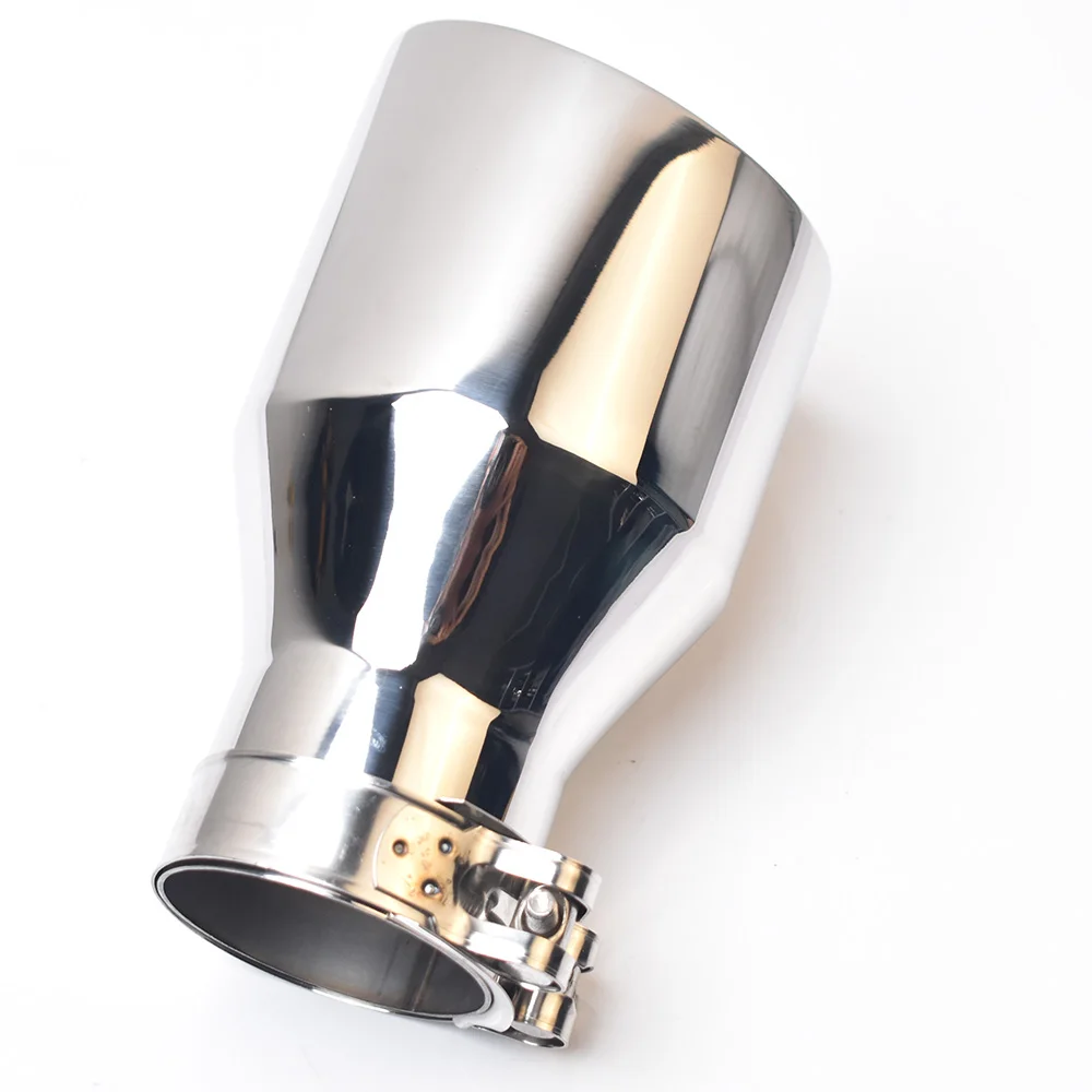 1 PC Car Stainless Steel Universal Exhaust System Muffler Tip End pipe Car Exhaust Tip  With Setro Logo