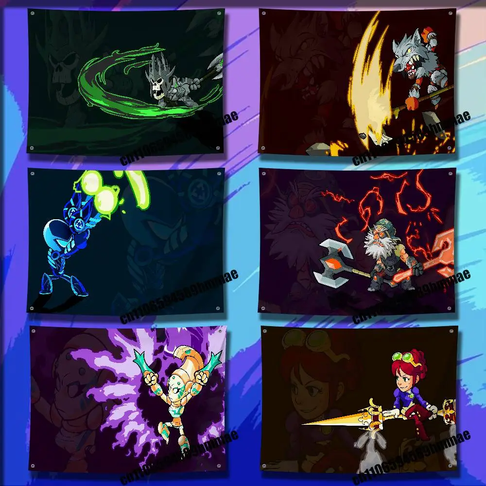 

For B-Brawlhalla Flag 150*200cm 60*110cm 80*120cm 100*150cm 50*70cm Outdoor Wall Banner Tapestry Cover
