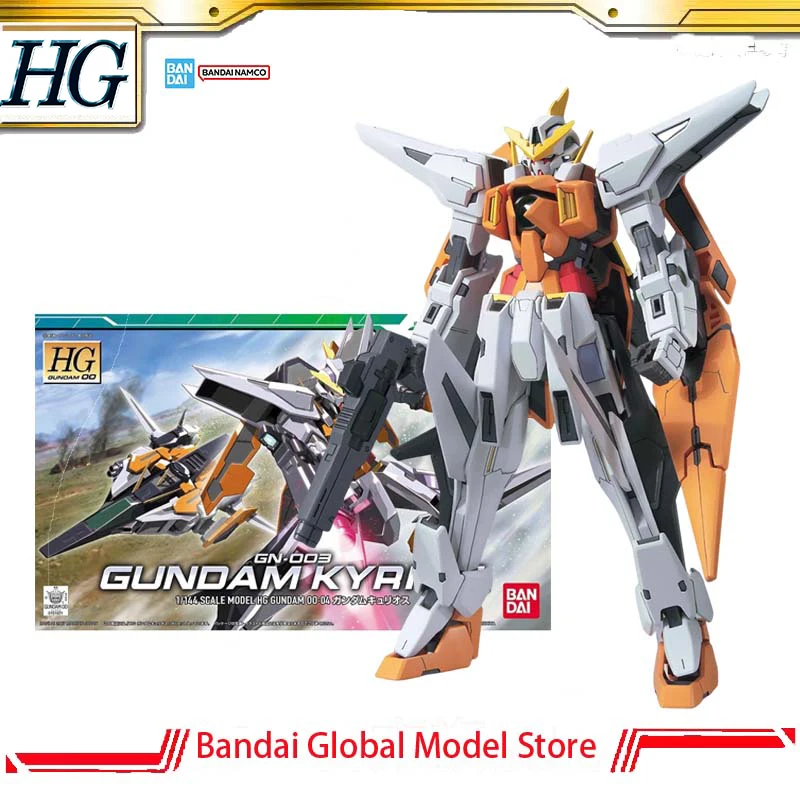 Bandai GUNDAM Genuine Model Kit HG 1/144 HG00 GN-003 Kyrios Anime Figure Collection Model Assembly Model Anime Action Figure