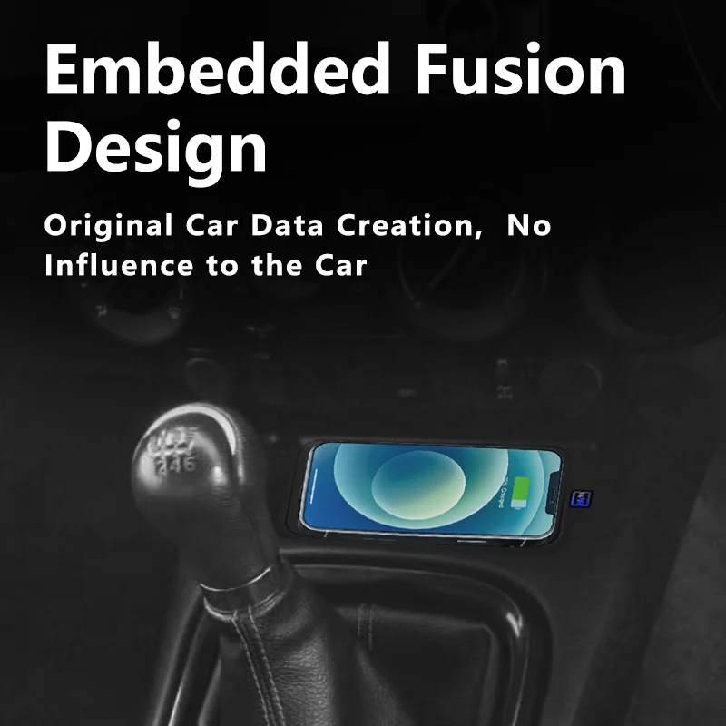 2024 Nieuw productaccessoires voor Toyota Hilux Auto draadloze telefoonoplader draadloze autolader